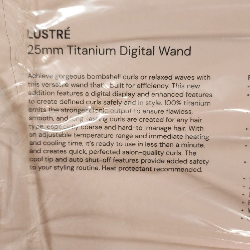Lange Titanium Curling Wand - Picture 6 of 7